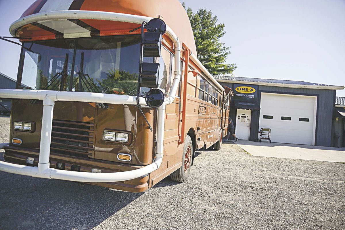 Cleveland Brown Bus